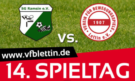 14. Spieltag | SG Ramsin – VfB Lettin | 2016