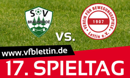 17. Spieltag | SV Bräunrode – Lettin | 2017