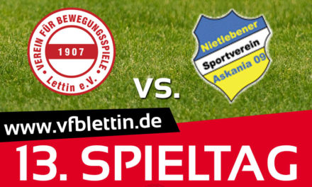 13. Spieltag | Lettin – Nietlebener SV | 2016
