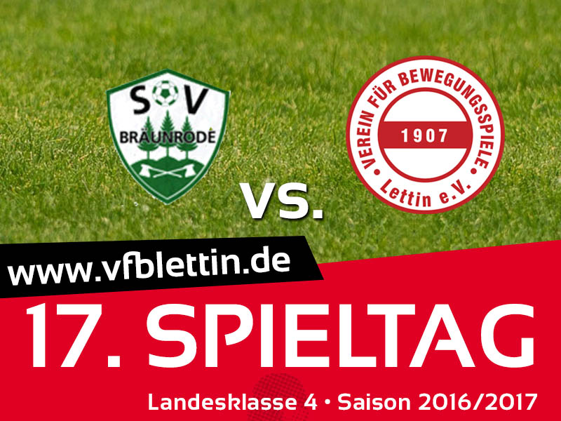 17. Spieltag | SV Bräunrode – Lettin | 2017